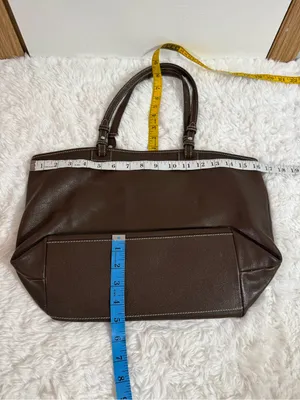 Dooney & Bourke Chocolate Brown Leather Shoulder Tote thumbnail 12