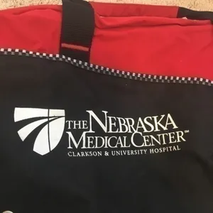 Nebraska Medical Center vintage duffle bag thumbnail 2