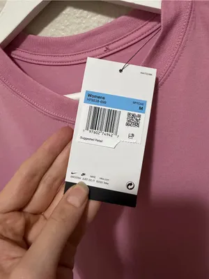 NWT Nike The Nike Tee Cropped Short Sleeve Pink Size Medium thumbnail 3