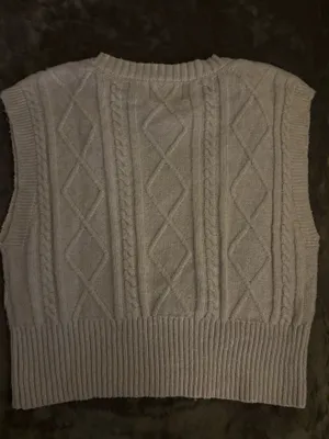 Pink Rose Sweater Vest thumbnail 3