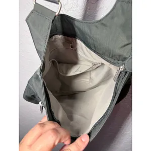Baggallini Charcoal Crossbody Nylon Bag lightweight Travel thumbnail 3