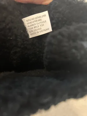 Tory Burch Black Winter Boots with Fur Trim, Size 7.5, New with tag on bottom thumbnail 12