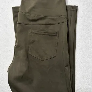 Halara Olive Green Flare Leg Pants Medium High Rise NWT thumbnail 5