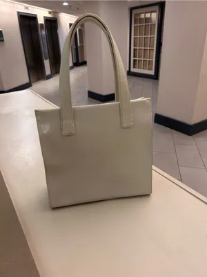Bag Cream Shoulder Bag with Double Handles thumbnail 4