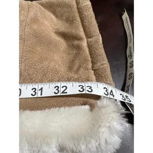 Vintage Wilsons Leather Suede & Faux Shearling Coat Penny Lane Y2K Tan M thumbnail 16