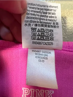 Victoria's Secret PINK Women's Sz XL Seamless Rib Short-Sleeve Crop Top Hot Pink thumbnail 10