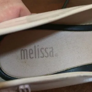Melissa Space Love ballet flats black bow size 6 thumbnail 6
