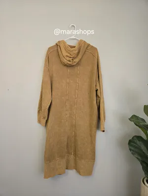 Free People Movement Spur Of The Moment Solid Hoodie Dress thumbnail 6