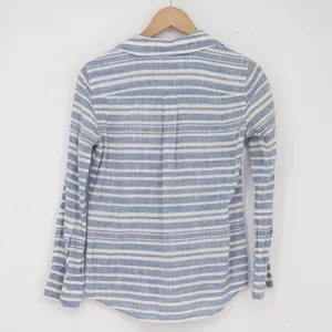 J.Crew Shirt Womens XXS Perfect Fit Blue Striped Button-Down Excellent thumbnail 4