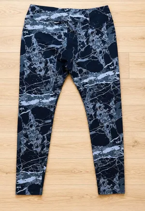Pact Women's Organic Cotton High-Waisted Yoga Leggings Marbled XL thumbnail 1