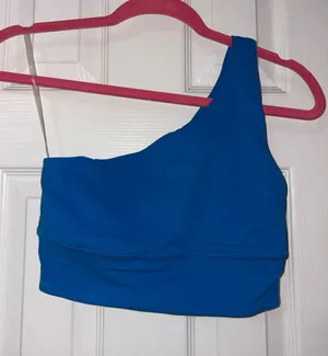 Lululemon Align One Shoulder Bra Poolside Blue thumbnail 1
