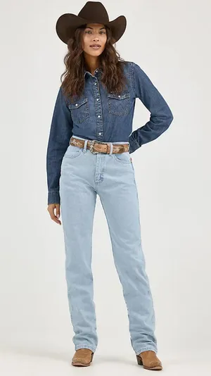 Wrangler Cowboy Women’s Cut Slim Fit Jeans thumbnail 1