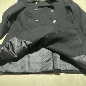 Lauren Ralph Lauren Double-Breasted Wool Blend Peacoat Size 2 Small Vintage thumbnail 3