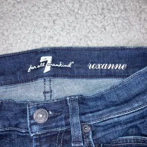 7 For All Mankind Roxanne Jeans Women 25x31 Low‎ Rise Dark Wash Slim Fit Stretch thumbnail 10