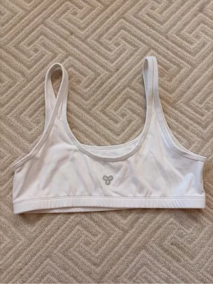 Aritzia Butter Mini Bra Top White thumbnail 8
