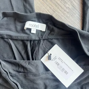 Motel Rocks Donata Trouser In Black With Belt thumbnail 5
