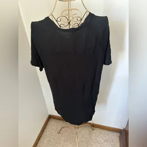 American Eagle Soft & Sexy V Neck Tee Size Small Black thumbnail 9