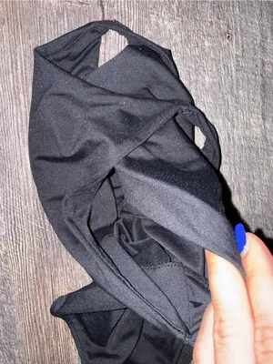 Zara Black Tank Thong Bodysuit thumbnail 3
