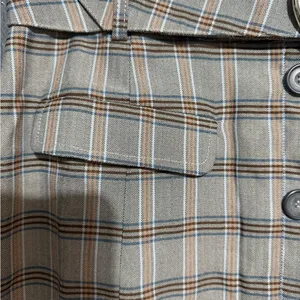 For Love And Lemons Gray Plaid Mini Skirt thumbnail 5