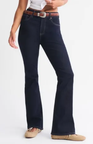 Abercrombie Curve Love High Rise Bootcut Jeans thumbnail 1