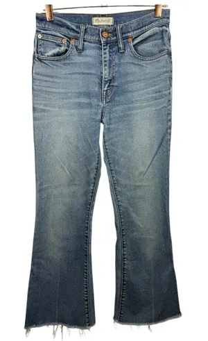 Madewell Women’s Flea Market Flare Cropped Raw Hem Jeans Size 27 Denim‎ Casual thumbnail 1