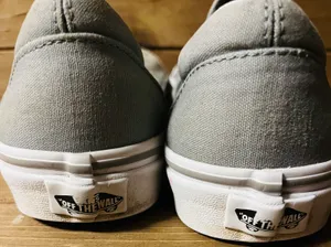 Vans grey slip on women's 7.5 thumbnail 6