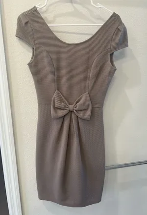 Le Sample Gray Cocktail Dress Size XS thumbnail 1
