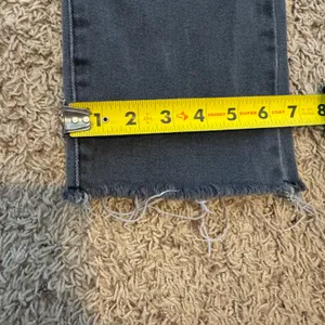 PacSun Gray Black Distressed Denim High Rise Straight Jeans Size 24 thumbnail 11