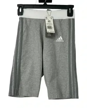 Adidas Shorts Womens Xs Must Haves 3-Stripes Biker Tights Athletes Athletic thumbnail 1