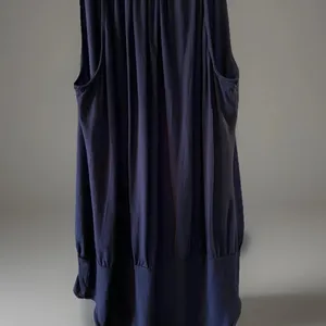 Anthropologie Navy Bodysuit Saturday Sunday NWOT Blouse Sz XL Silky Top Festival thumbnail 4