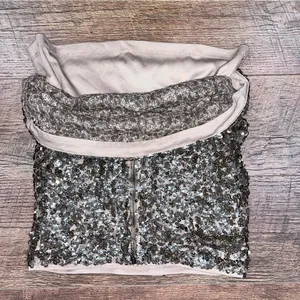 Free People Lined Gold Sequin Zip Up Mini Skirt thumbnail 13