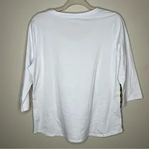 Palm Grove Bon Voyage‎ Sequin Graphic Scoop Neck 3/4 Sleeve Tee thumbnail 10