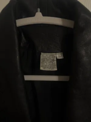 100% Leather Vintage Jacket Black Size L thumbnail 4