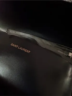Saint Laurent Transparent/Clear Oval Sunglasses with Silver Lenses thumbnail 10