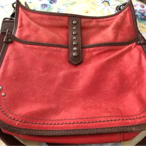 The Sak Orange Genuine Leather Purse Boho thumbnail 8