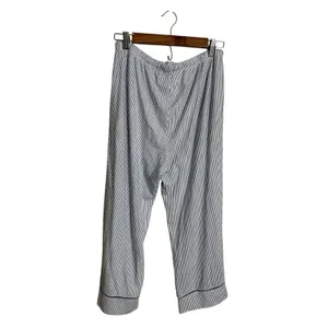 The Cat's Pajamas Set Blue White Stripe Pima Cotton Modal size S Lounge Sleep thumbnail 7