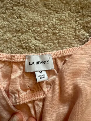 PacSun Top Tank Crop Pink thumbnail 3