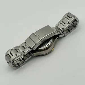 Vintage Guess Waterpro 50M Ladies Watch Silver Tone Hex Link Bracelet White Dial thumbnail 6
