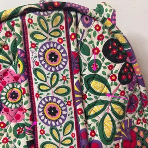 Vera Bradley Viva La Vera Print Bag Eloise Kiss Clasp Metal Closure Quilted thumbnail 5