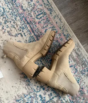 Steve Madden Hayle Suede Leather Chunky Boots thumbnail 9