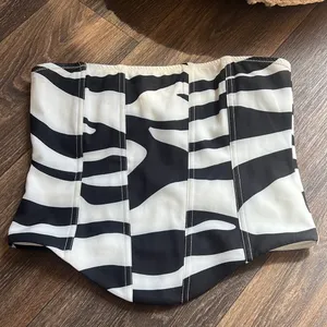White Fox Corset Tube Top thumbnail 3
