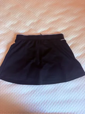 adidas Black Women's Circle Skirt with White Trim thumbnail 2