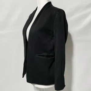 J Crew Stretch Twill Slim Fit Open Front Going Out Blazer CC274 Black Size 2 thumbnail 9