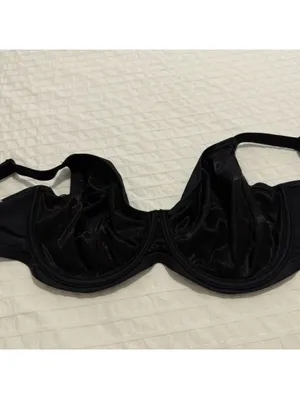 Elomi 36G Essentials Underwire Swim Bikini Bra Top ES7500 Black thumbnail 6