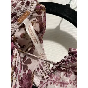Free People Clarissa floral printed blouse Medium thumbnail 5