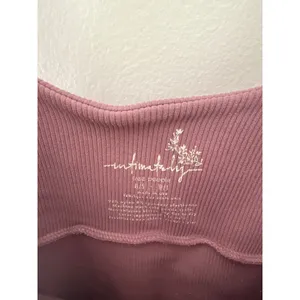 Intimately Free People XS/S‎ Mauve Ribbed Twist Front Keyhole Tank Top thumbnail 2