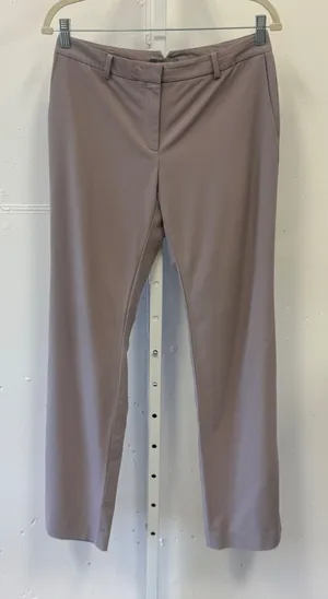 Ann Taylor Mauve Taupe Wool Blend Straight Leg Dress Pants Size 4 Career Classic thumbnail 1
