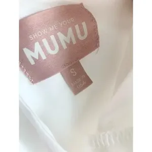 Show Me Your Mumu Jasmine Mini Bridal Dress in Ivory Luxe Satin S thumbnail 8