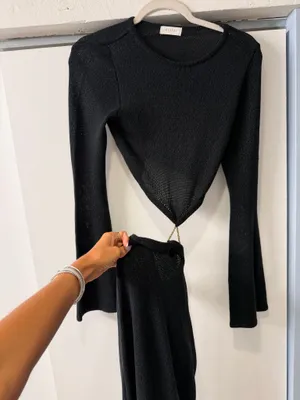 Meshki Dress Black thumbnail 2