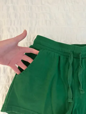 Colsie Fleece Green Shorts thumbnail 2